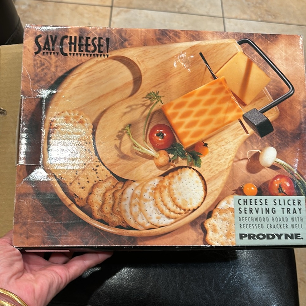 PRODYNE Cheese Slicer Serving Tray size 12x10 / NEW